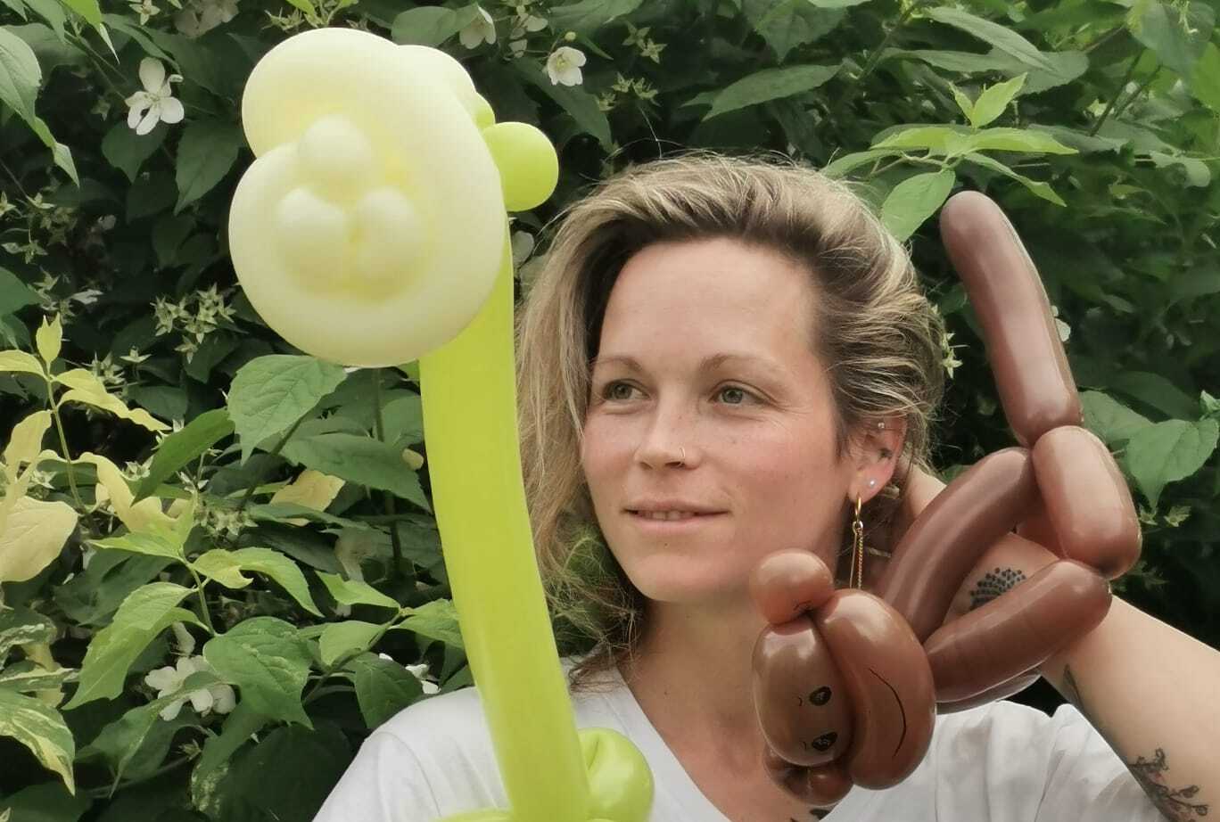 Sculpture de ballons pour entreprises ou particuliers avec l'association Liberez vos Reves